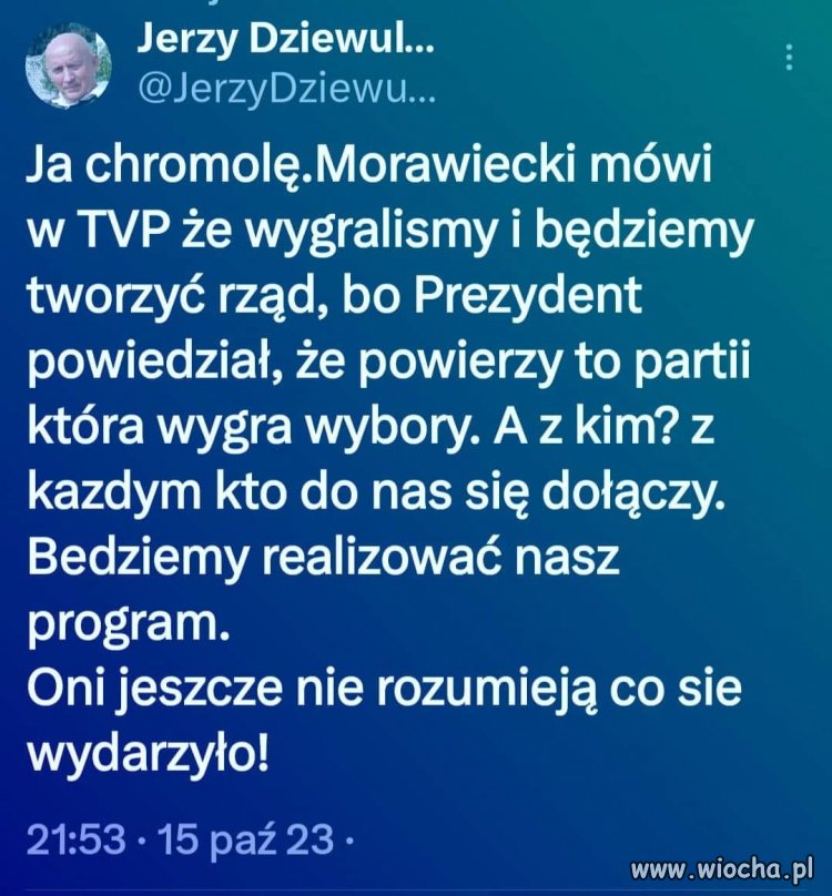 Ciągną fikcję i propagandę sukcesu ile się da. Na co jeszcze liczą?