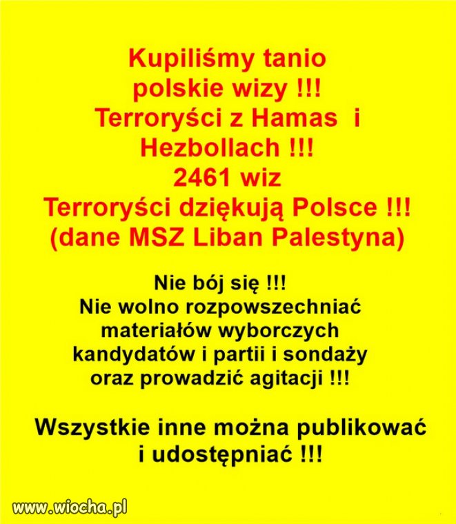 Komu...Komu, bo ide do domu...Wizy do Polski za 5 tys. dolarów.