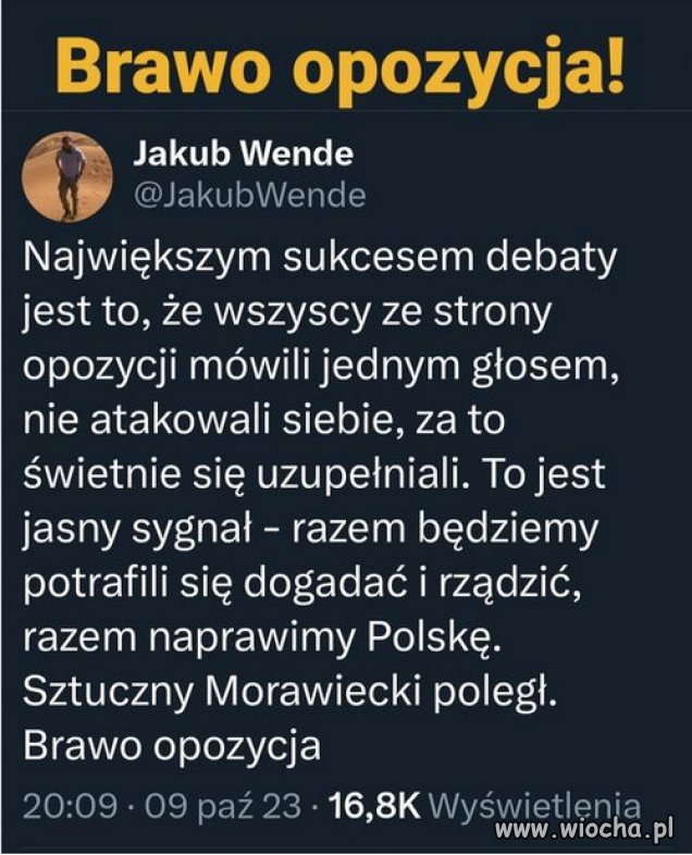 Wygrała Opozycja Demokratyczna !!!