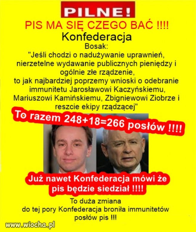 Rozum wraca, czy Konfederosja zauważyła zmianę wiatru?