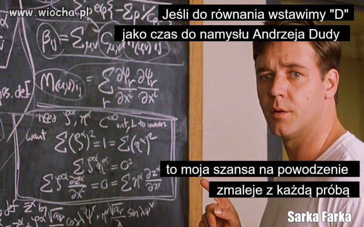 Gdy podstawowej matematyki nie jesteś ogarnąć w stanie, 