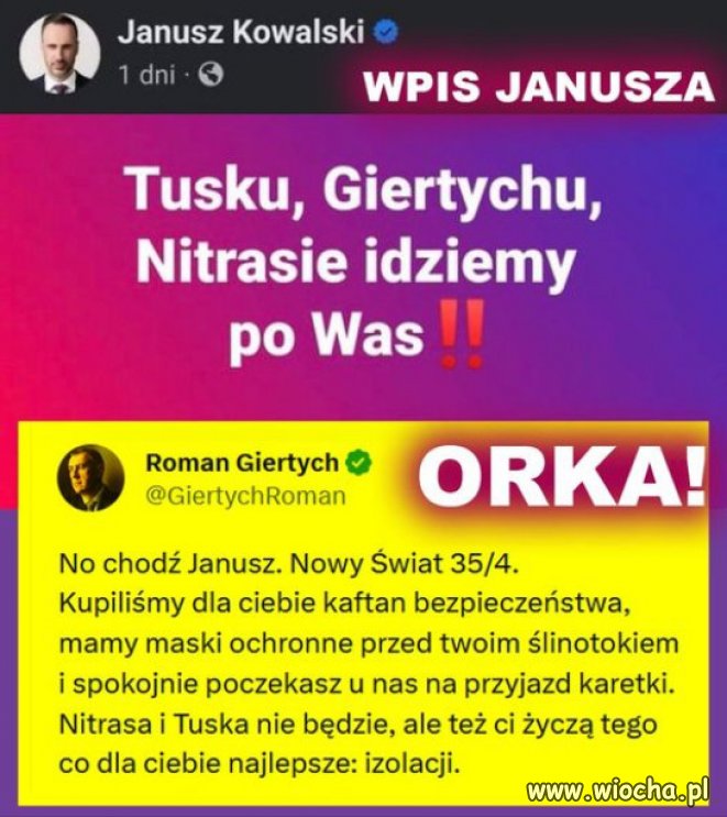 Janusz podstawowa jednostka IQ w Cyrku Kaczyńskiego!