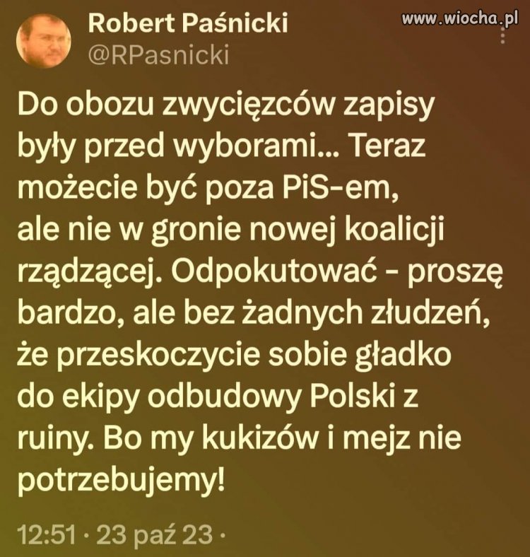 Do dezerterów z pisu