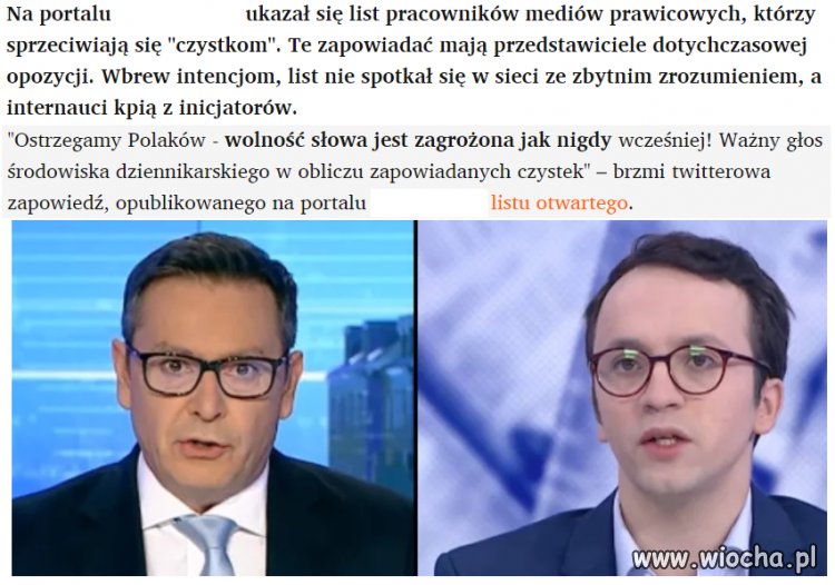 Uważają się za środowisko dziennikarskie