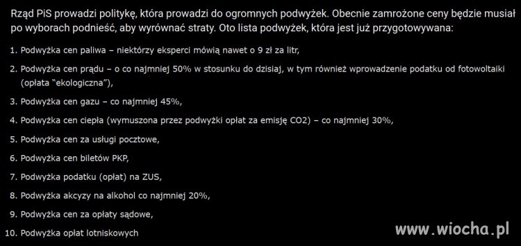 Jeżeli PiS wygra wybory, będzie "Dobra Zmiana" na gorsze!