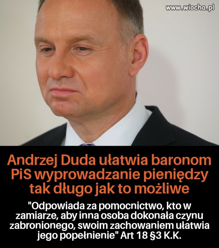 Pomocnictwo w kradzieży na gigantyczną skalę 