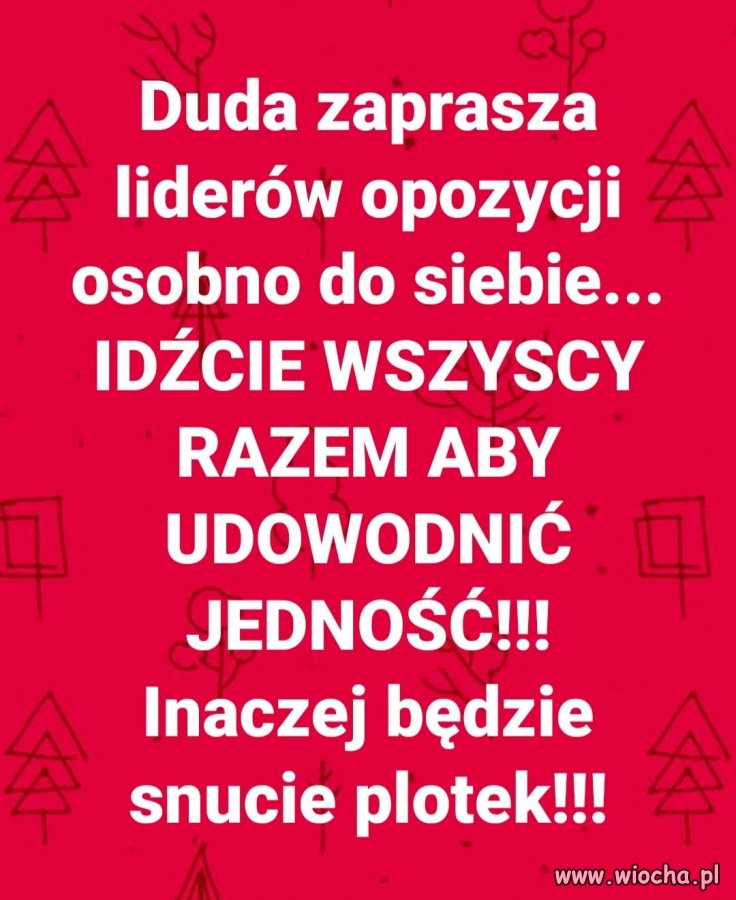 Wywodzi się z PiS .Chce skłócić całą opozycję.