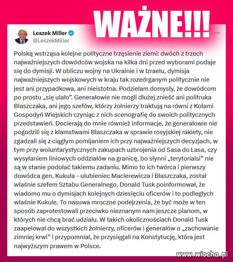 Jaki to ich szacunek dla polskiego munduru?