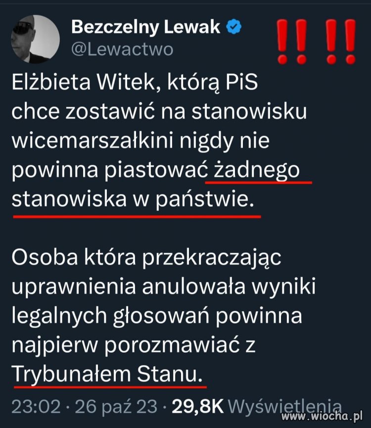 Za tak oczywiste kłamstwo i manipulacje, powinna być pociągnięta do odpowiedzialności.
