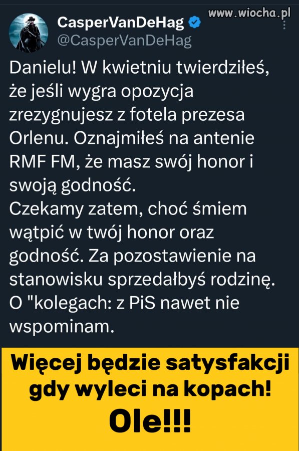 C*uj z honorem, kasa się liczy