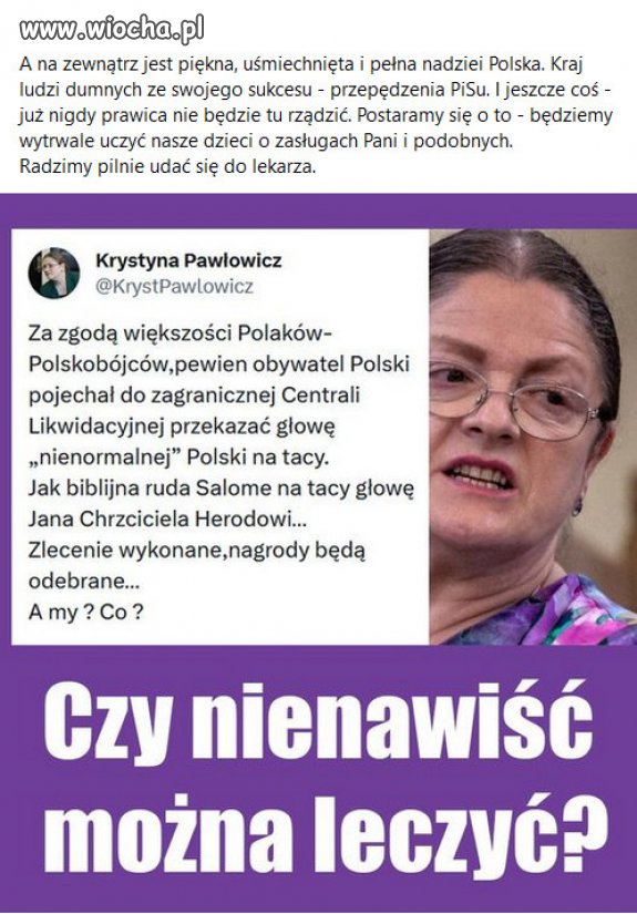 Tej Pani już dziękujemy...