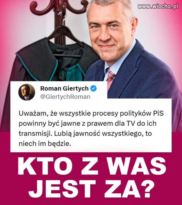 Obowiązkowo muszą być transmitowane przez telewizję. - tvp!