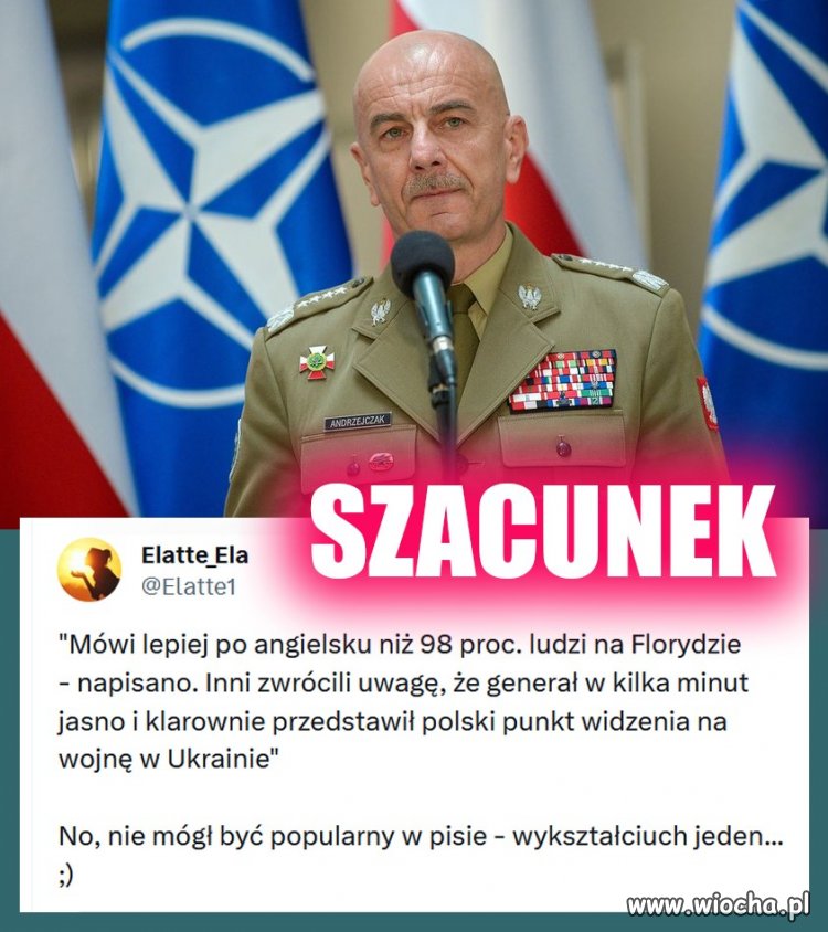 Podziękowanie od figuranta to byłby dla Pana Generała dyshonor.