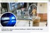 Udawał manekina i okradał sklepy