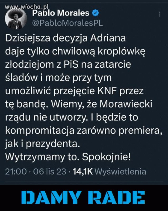Bo jak nie my to kto?