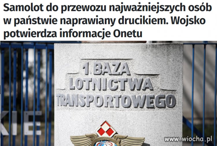 No i co z tego że drucikiem