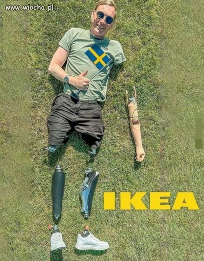 I to jest prawdziwy Szwed patriota.