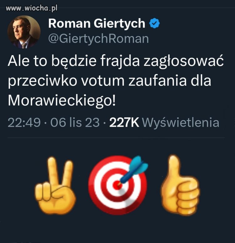 Zazdrościmy! Niech Pan to zrobi także w naszym imieniu.