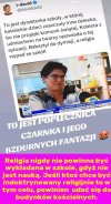 Religia nigdy nie powinna być wykładana w szkole, gdyż nie jest nauką. J