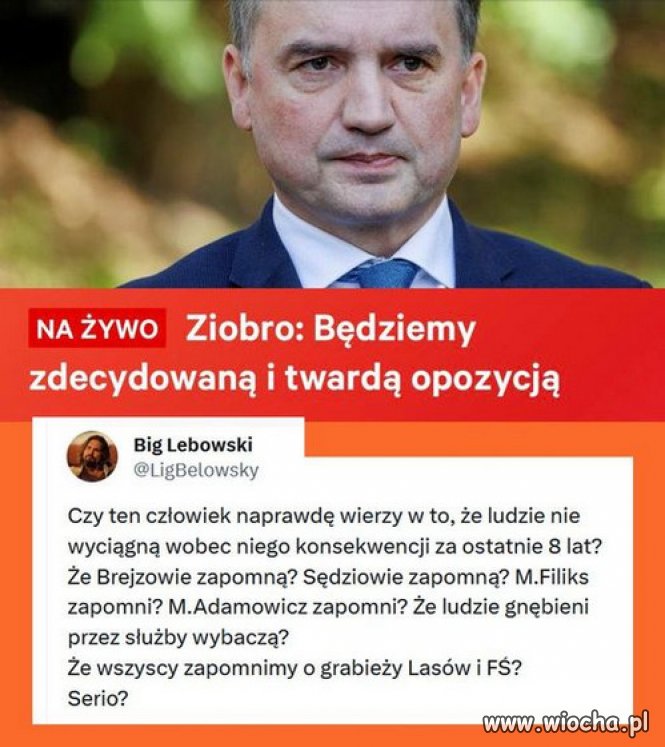 Ciężko będzie być opozycją w celi więziennej...