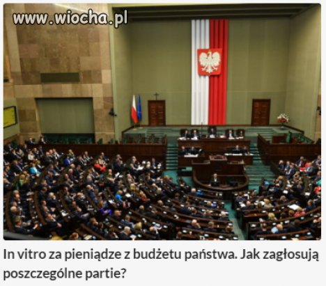 Martwią się pieniędzmi na in vitro 