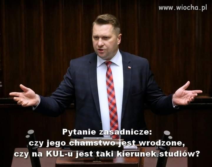 Połączenie ''KUL'' i ''studia'' to straszny oksymoron, 