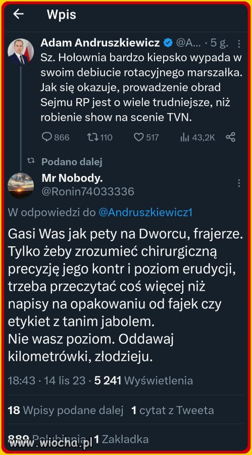 Tak się ORA PiSowskie ściernisko.