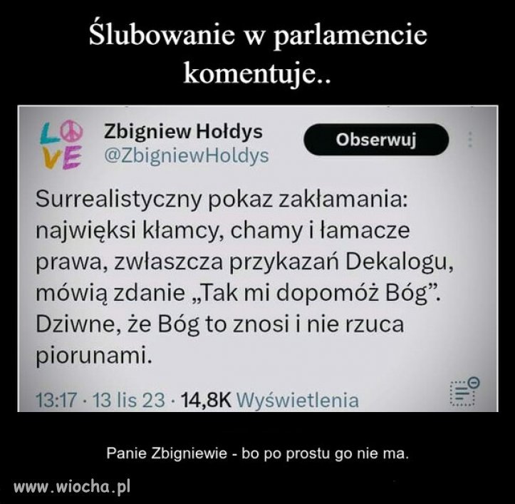Religia jest niewiarygodnie (nomen omen) głupia.