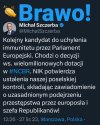 Super! Mamy nadzieję, że wniosek o uchylenie immunitetu przez PE wpłynie jak najszybciej