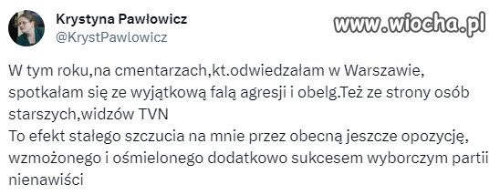 Oczywiście wina TVN i Tuska