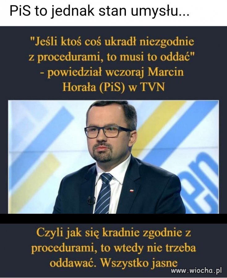 PiS kradnie zgodnie z procedurami 