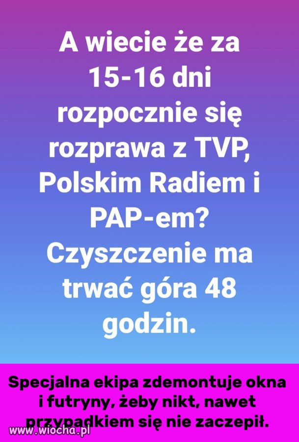 Dlatego niektórzy zdrajcy i kłamcy uciekają przed tym czasem
