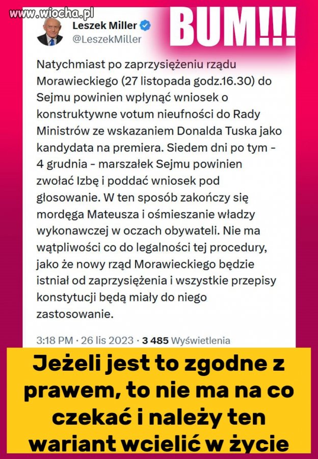 Popieram jeśli prawnie dopuszczalne to tak trzeba zrobić