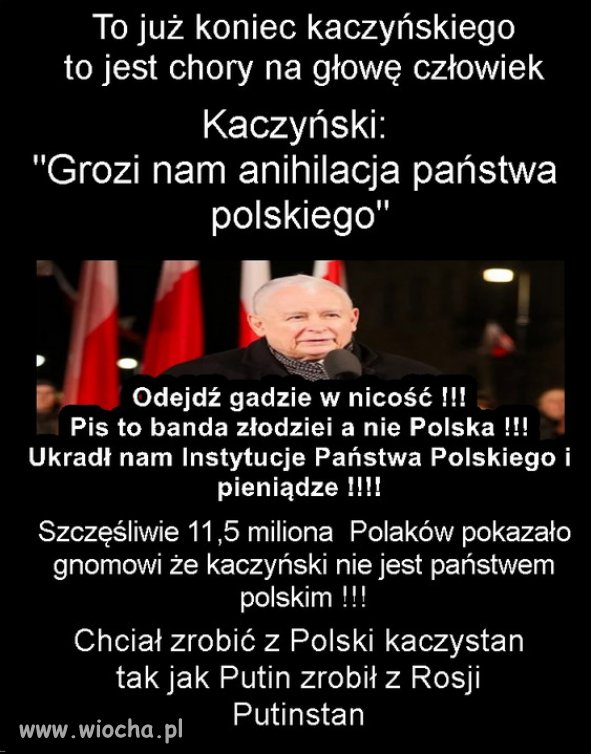 Sklerotyk zapyzialy czas by wreszcie znikl z zycia publicznego