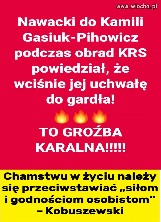 Chamstwu w życiu należy się przeciwstawiać...