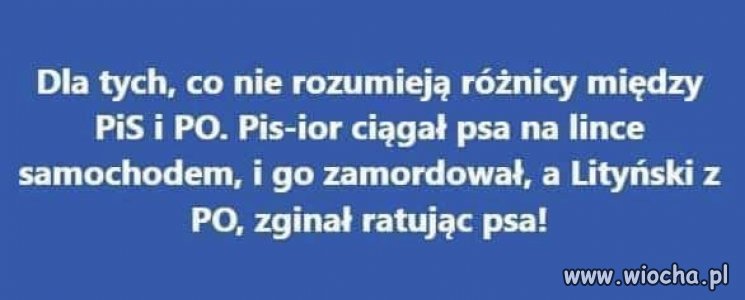 To jest zasadnicza różnica