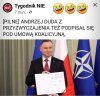Bardzo lubi się podpisywać. Wiadomo że nie czyta co podpisuje.