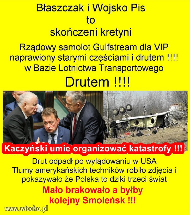 Kaczyński umie organizować katastrofy !!!