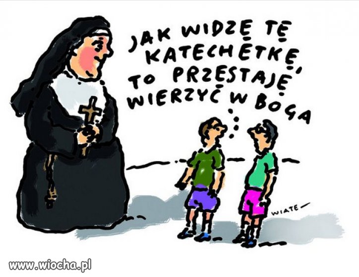 Spada liczba uczniów na lekcjach religii.