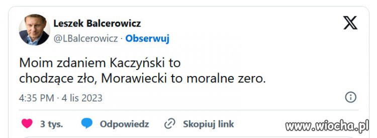 Profesor Balcerowicz ma solidne podstawy by tak twierdzić.