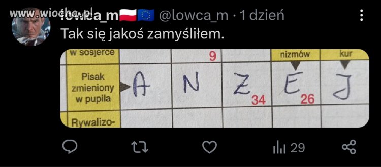Długopis Anżej