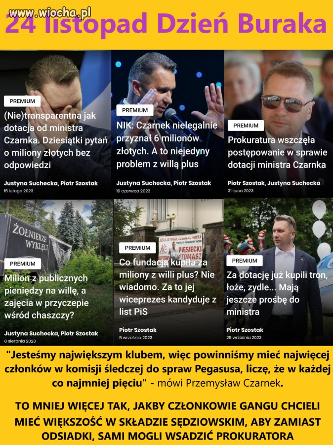 24 listopada był Dzień Buraka
