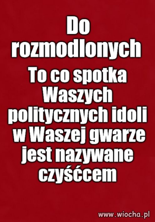 Kaprawym okiem ateisty patrząc ...