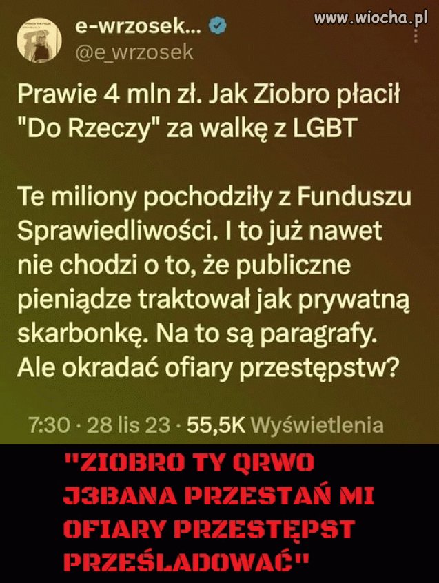 Ziobro ty ...