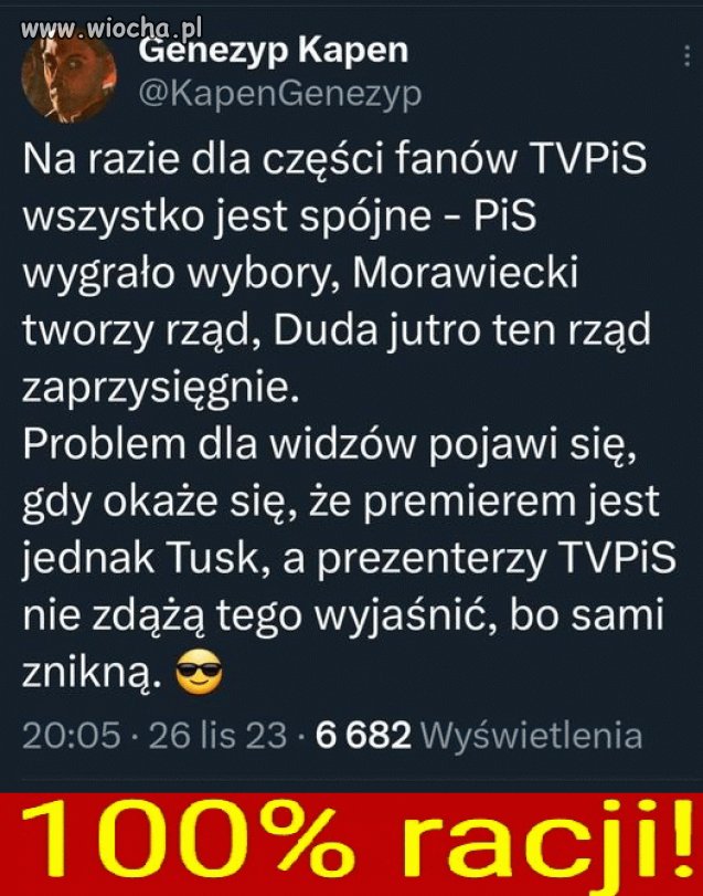 Dla pisonów to będzie szok