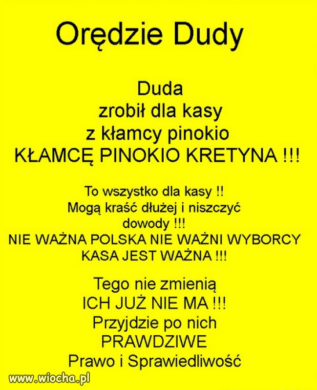 Mają na Dupka haki, więc je z ręki, marionetka prezesa!