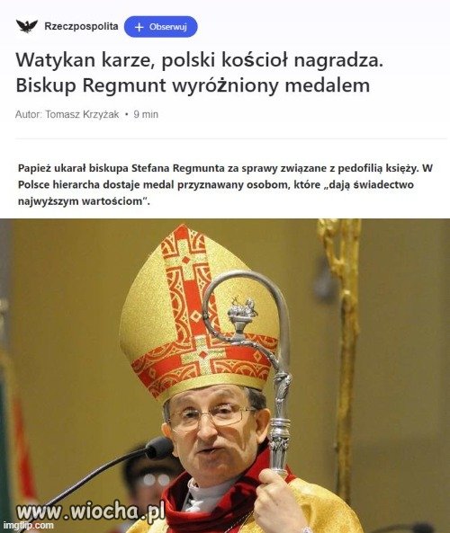 Bo tuszowanie pedofilii