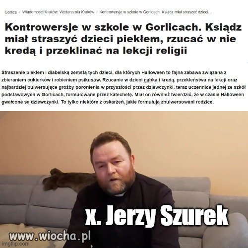 Xiądz Jerzy Szurek . Cukierki w Halloween