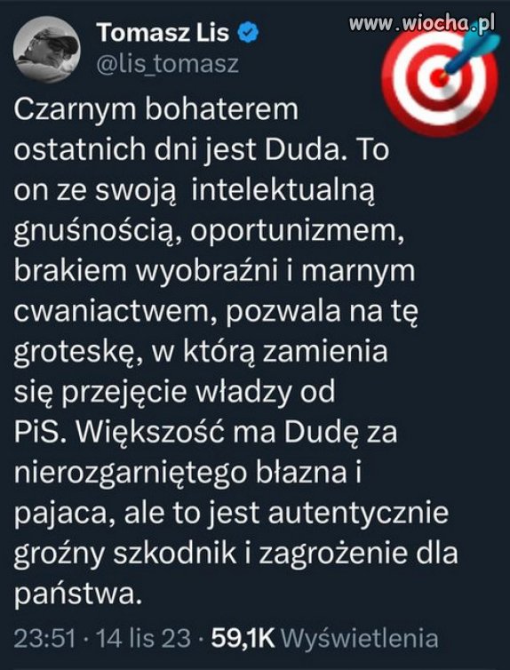 Du*pa ostatnia marionetka senilnego prezesa