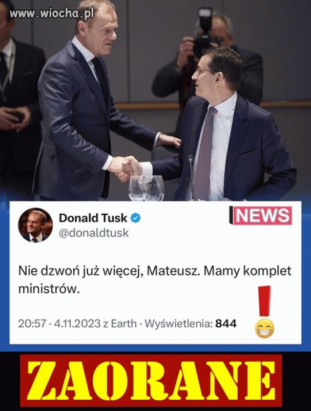 Pinokio skończ już i wstydu oszczędź